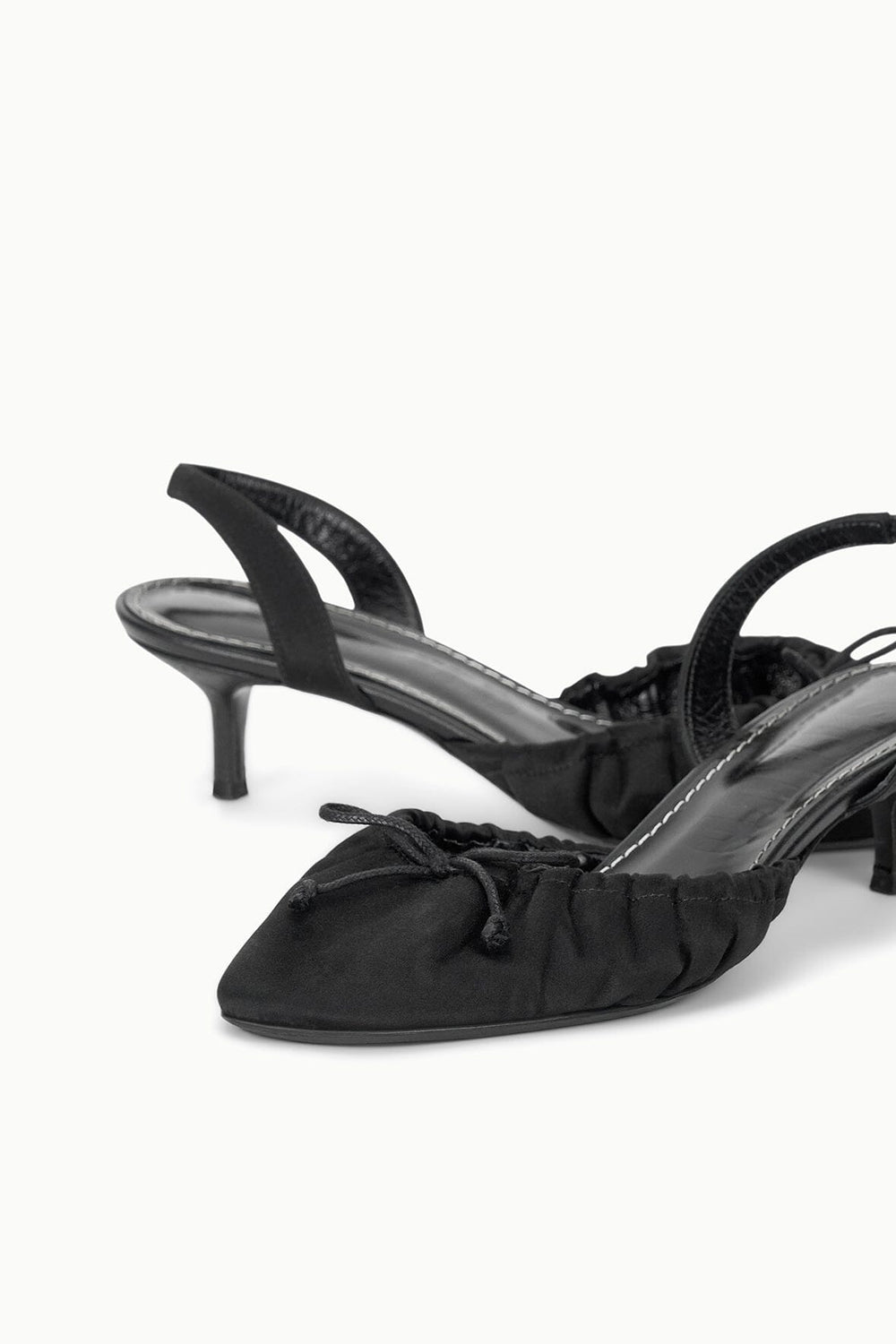 ALBA BALLET SLINGBACK BLACK SATIN - STAUD near me