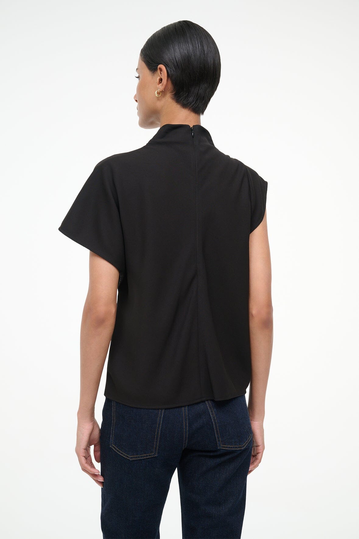 DAVINA TOP BLACK - STAUD sale