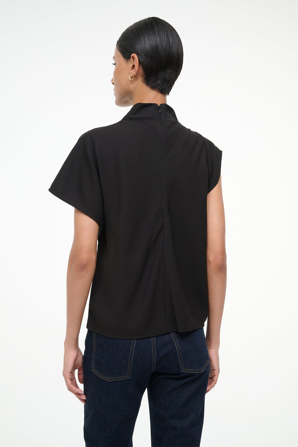 DAVINA TOP BLACK - STAUD sale