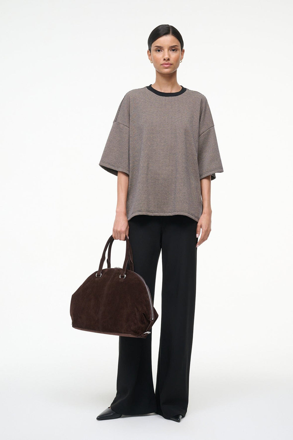 CAPSULE TOP HOUNDSTOOTH - STAUD for sale