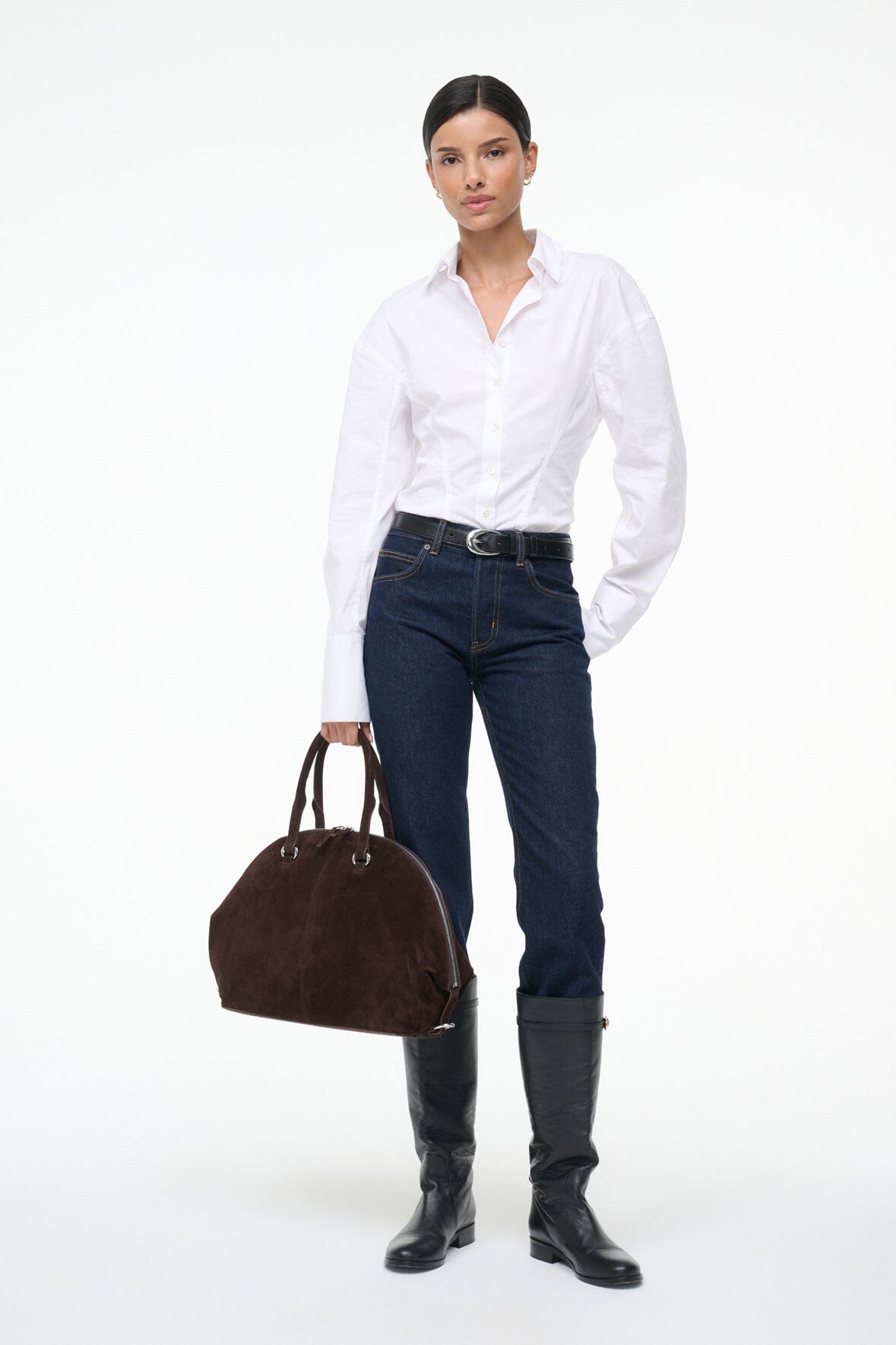 AIDA TOP WHITE - STAUD sale