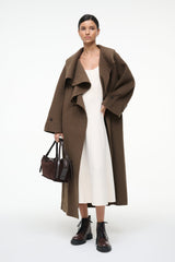 CHARLOTTE DRESS ECRU - STAUD sale