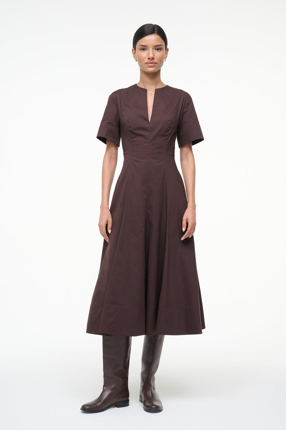 FRANCES DRESS EARTH - STAUD US