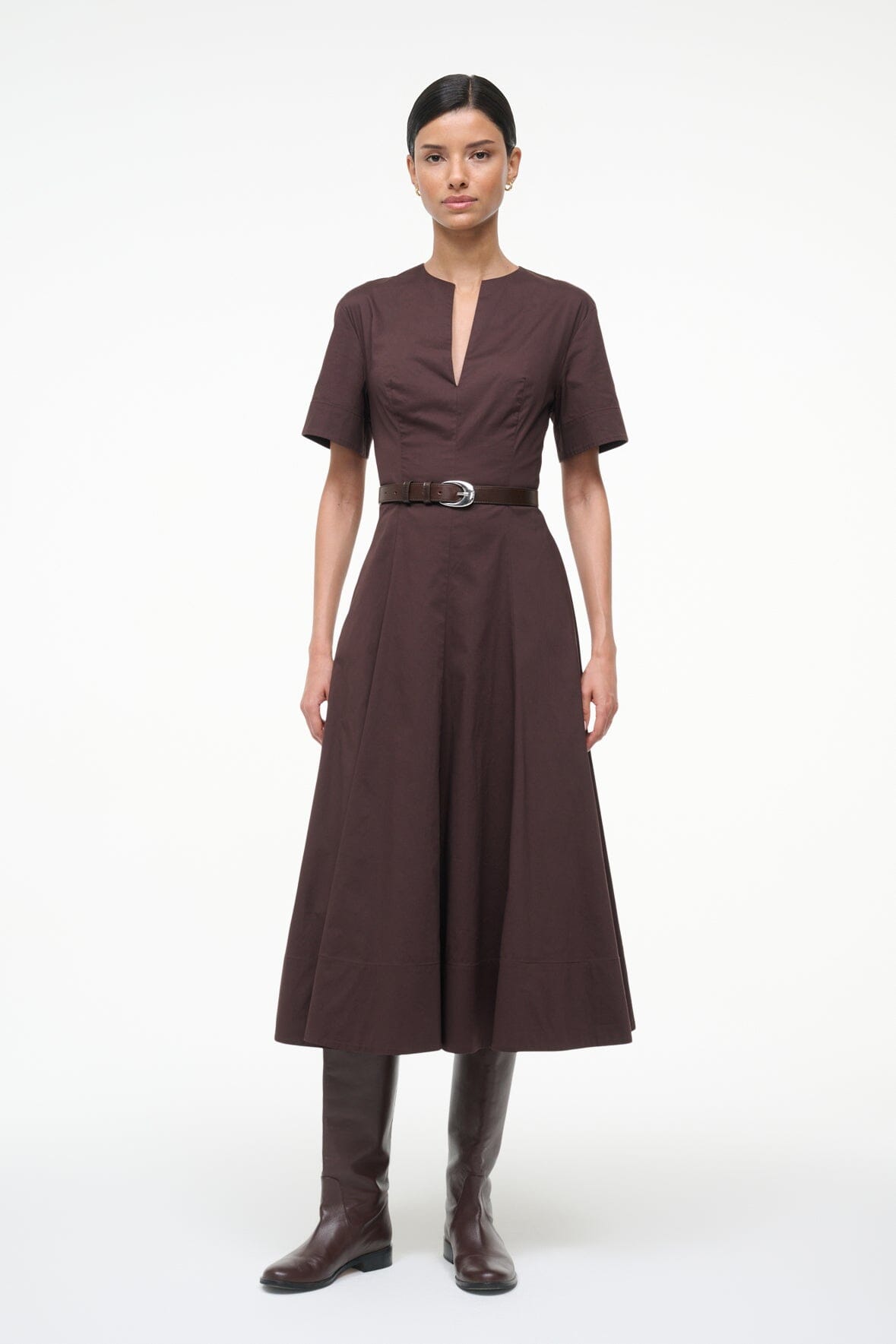 FRANCES DRESS EARTH - STAUD US