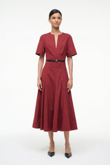 FRANCES DRESS SANGRIA - STAUD for sale