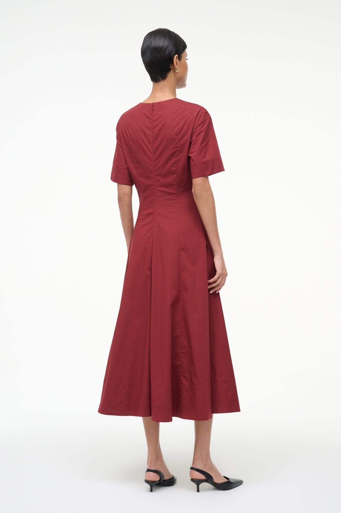 FRANCES DRESS SANGRIA - STAUD for sale
