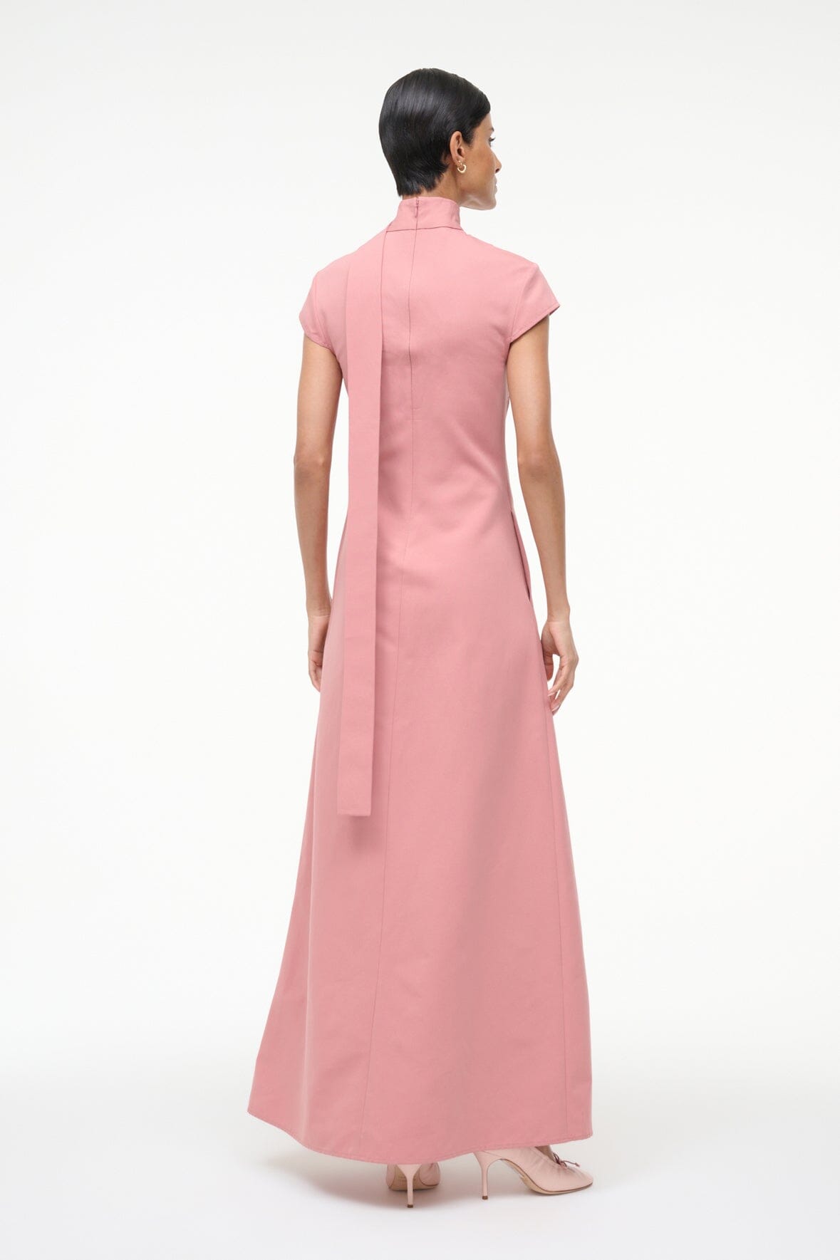 INGRID DRESS ROSEWATER - STAUD sale