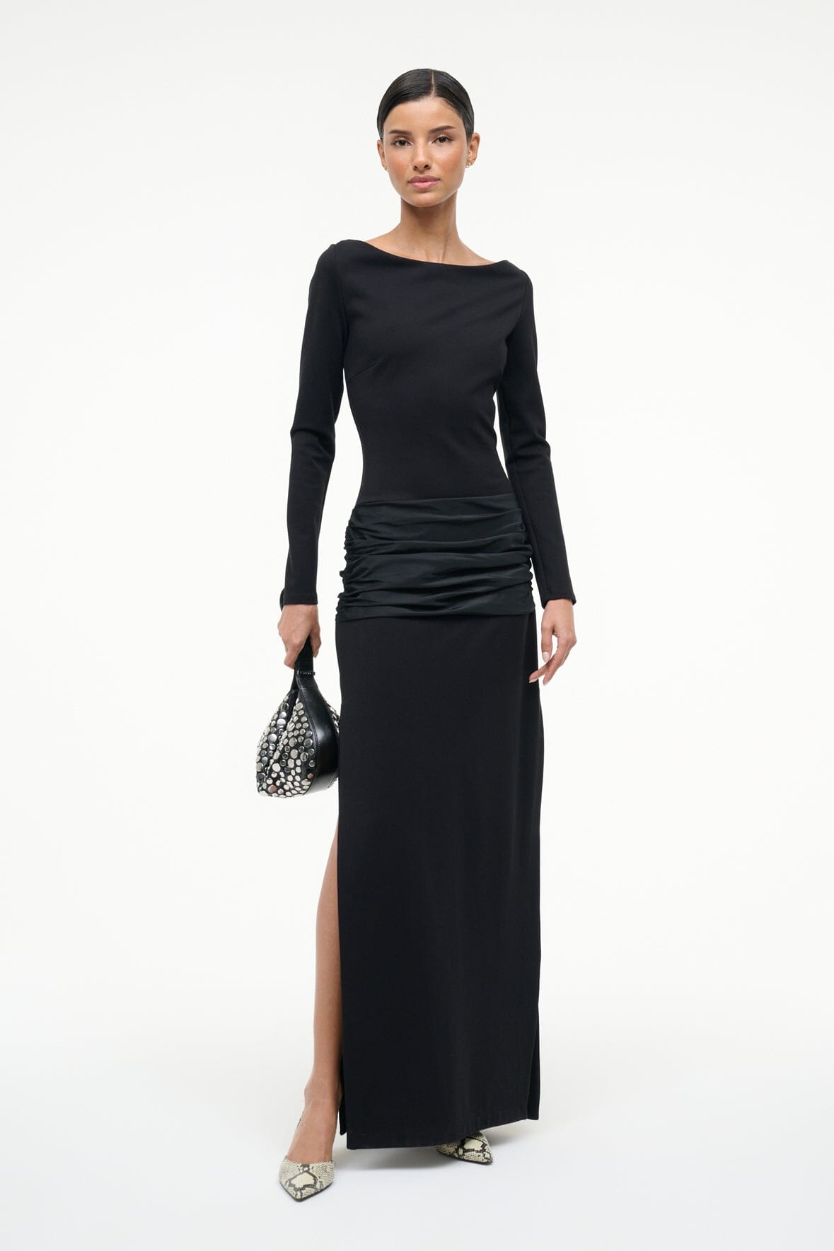 HOLLAND DRESS BLACK - STAUD US