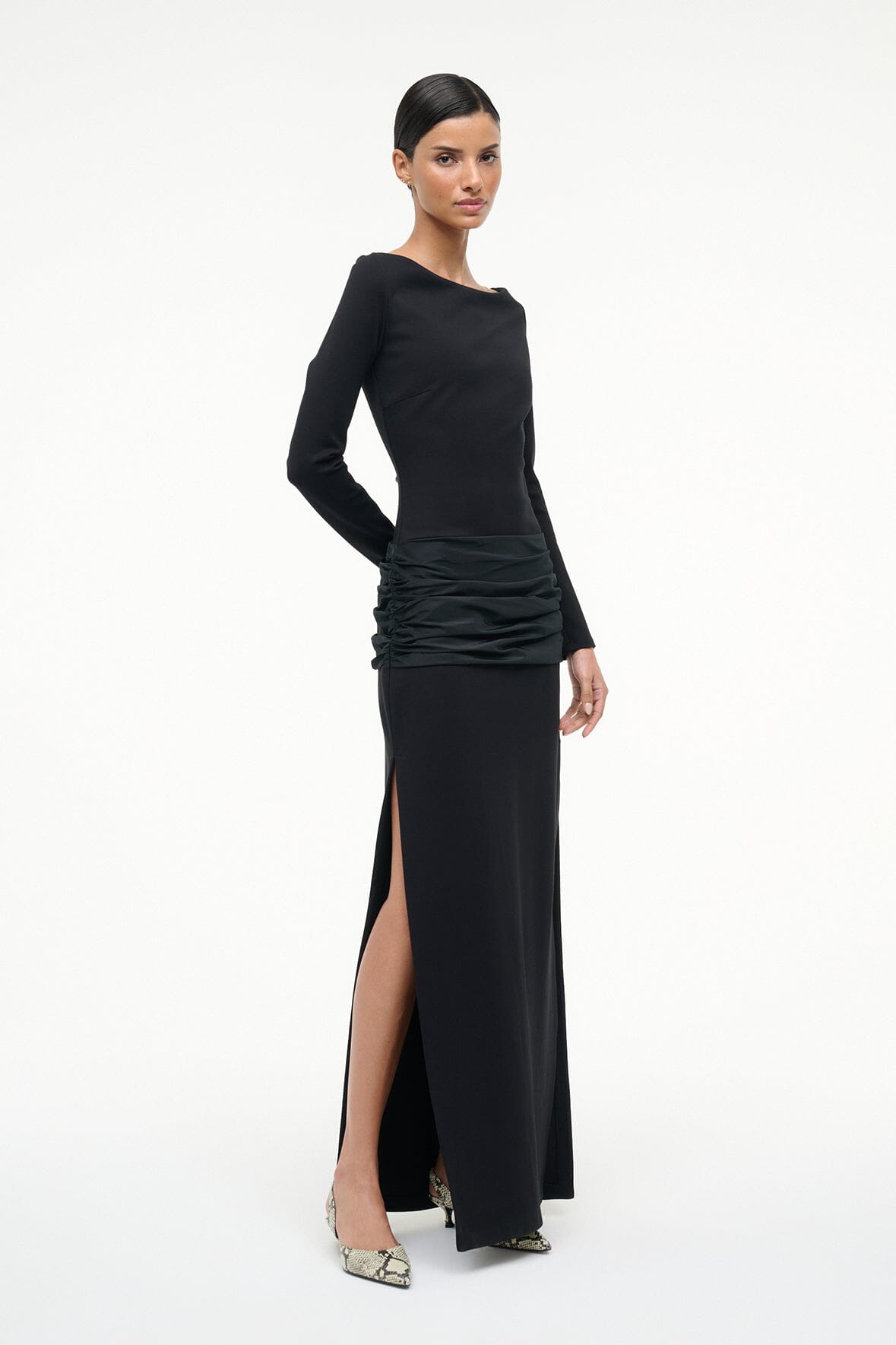 HOLLAND DRESS BLACK - STAUD US