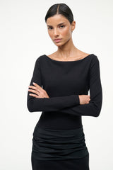 HOLLAND DRESS BLACK - STAUD US
