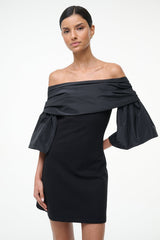 HARPER DRESS BLACK - STAUD sale