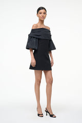 HARPER DRESS BLACK - STAUD sale