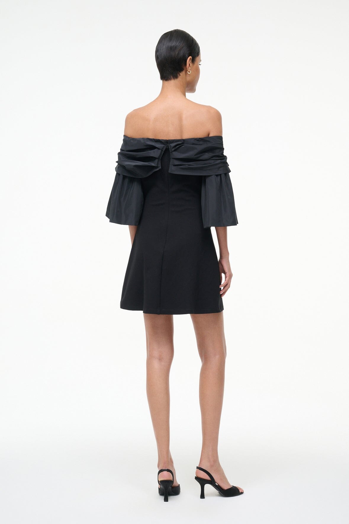 HARPER DRESS BLACK - STAUD sale