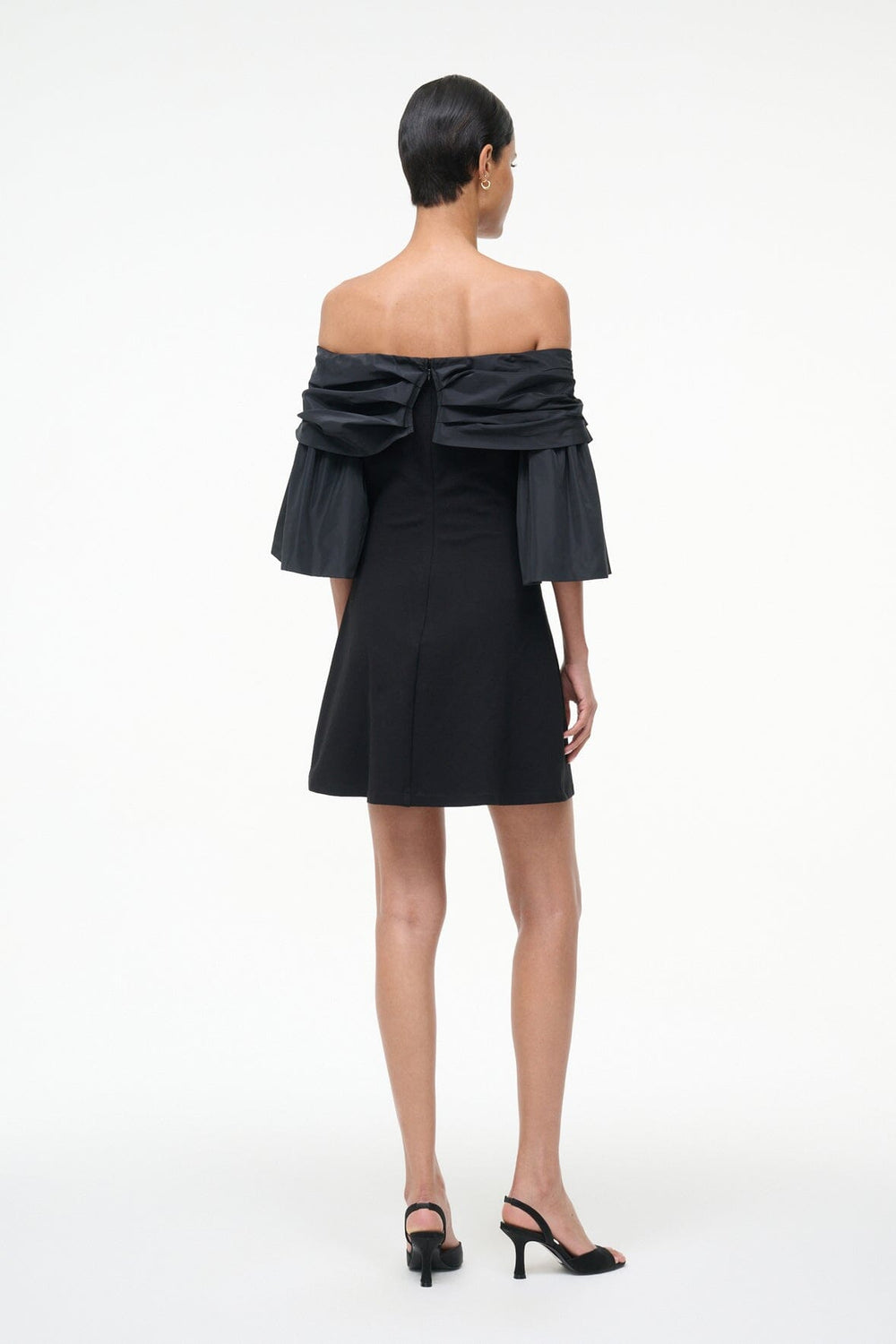 HARPER DRESS BLACK - STAUD sale