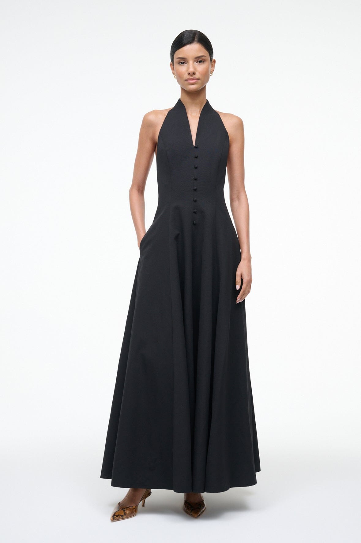 STELLA DRESS BLACK - STAUD for sale