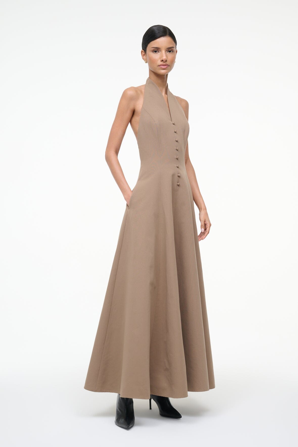 STELLA DRESS TAUPE - STAUD near me