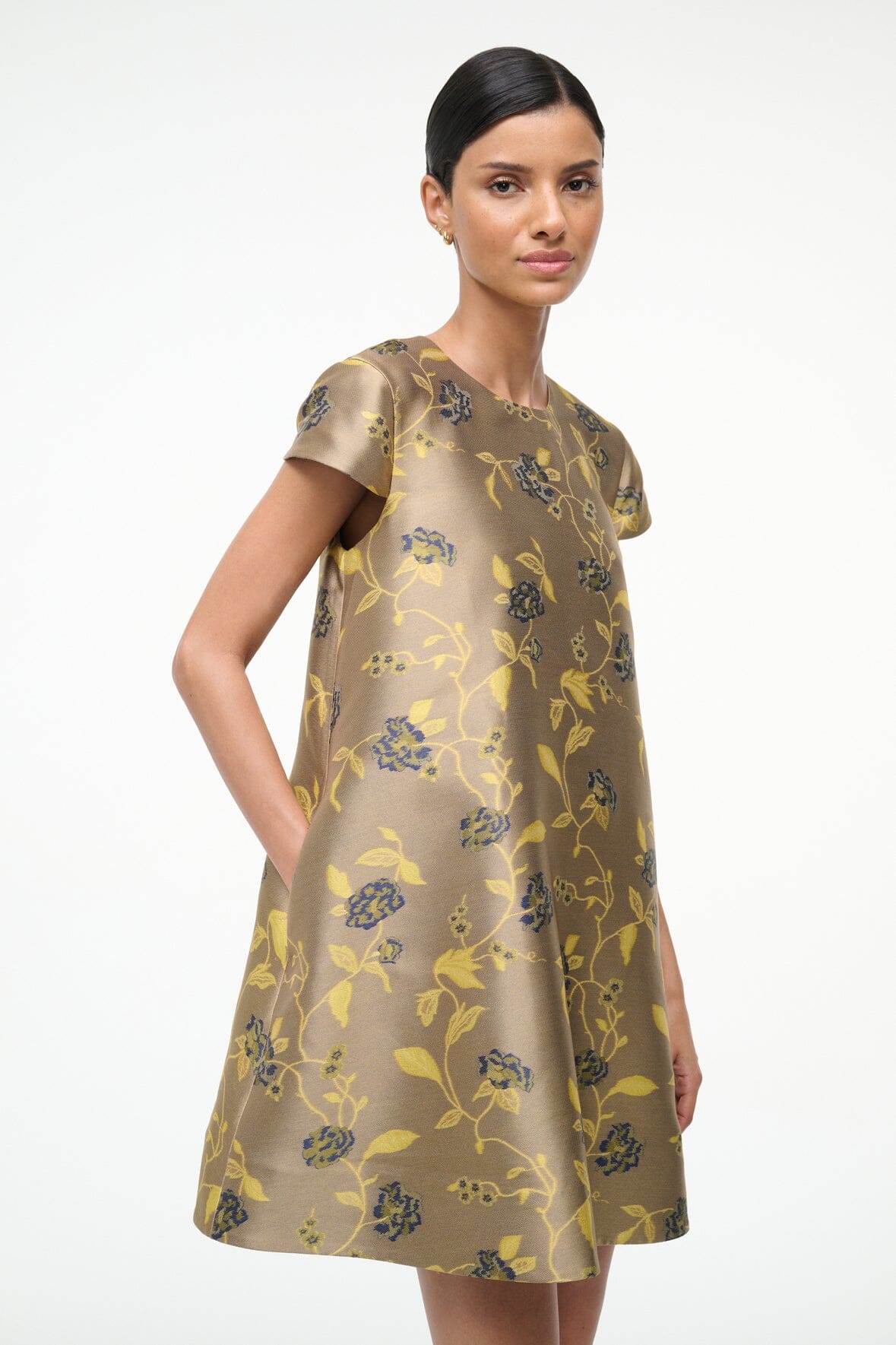 MIA DRESS VINTAGE FLORAL - STAUD outlet