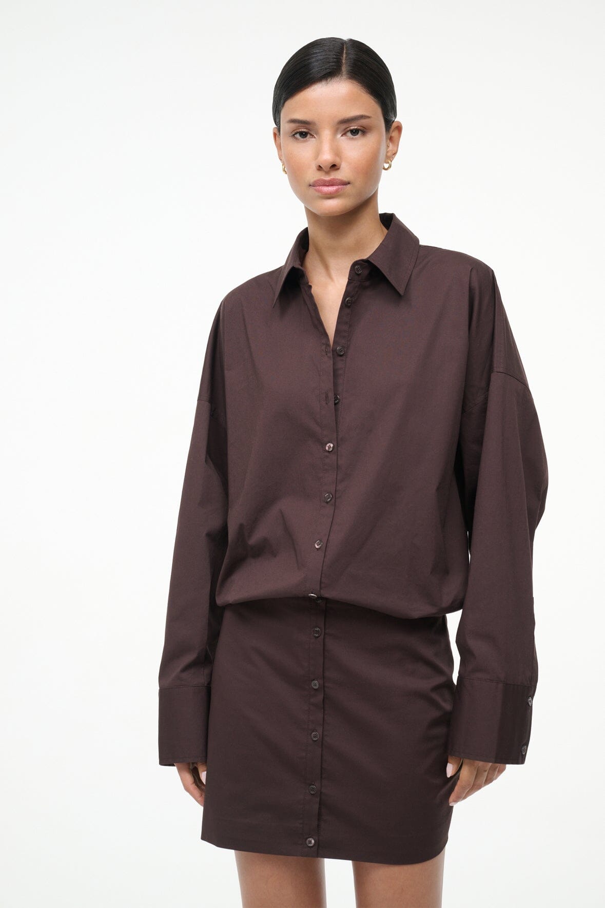 CYNTHIA DRESS EARTH - STAUD US