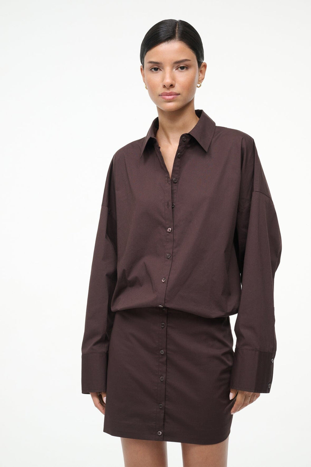 CYNTHIA DRESS EARTH - STAUD US