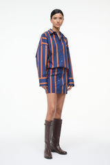 CYNTHIA DRESS RAILROAD STRIPE - STAUD near me