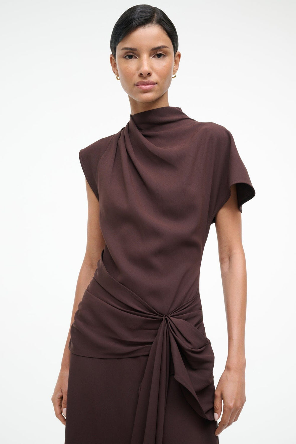 DAVINA DRESS EARTH - STAUD online