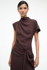 DAVINA DRESS EARTH - STAUD online