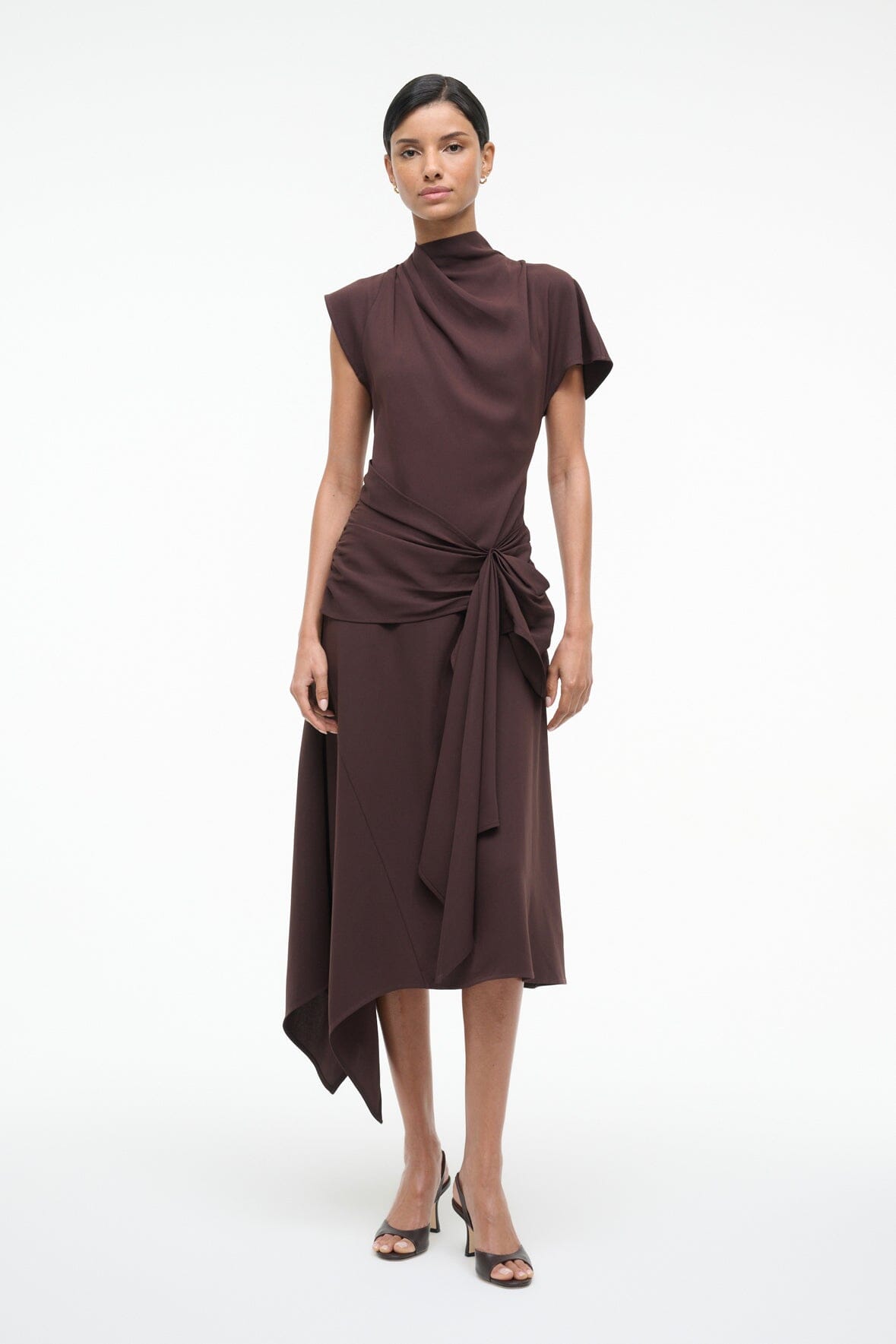 DAVINA DRESS EARTH - STAUD online