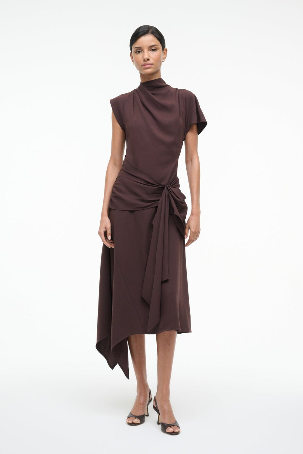 DAVINA DRESS EARTH - STAUD online