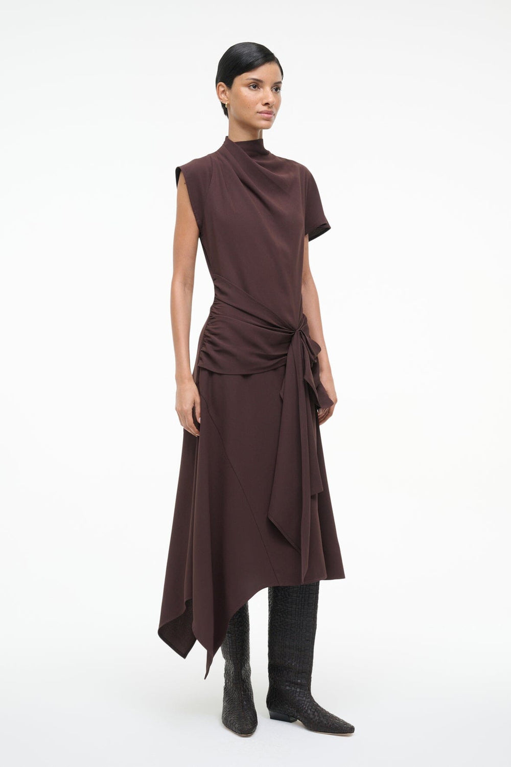 DAVINA DRESS EARTH - STAUD online
