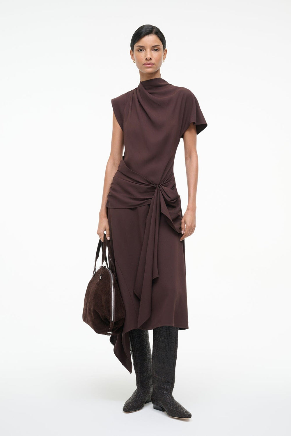DAVINA DRESS EARTH - STAUD online