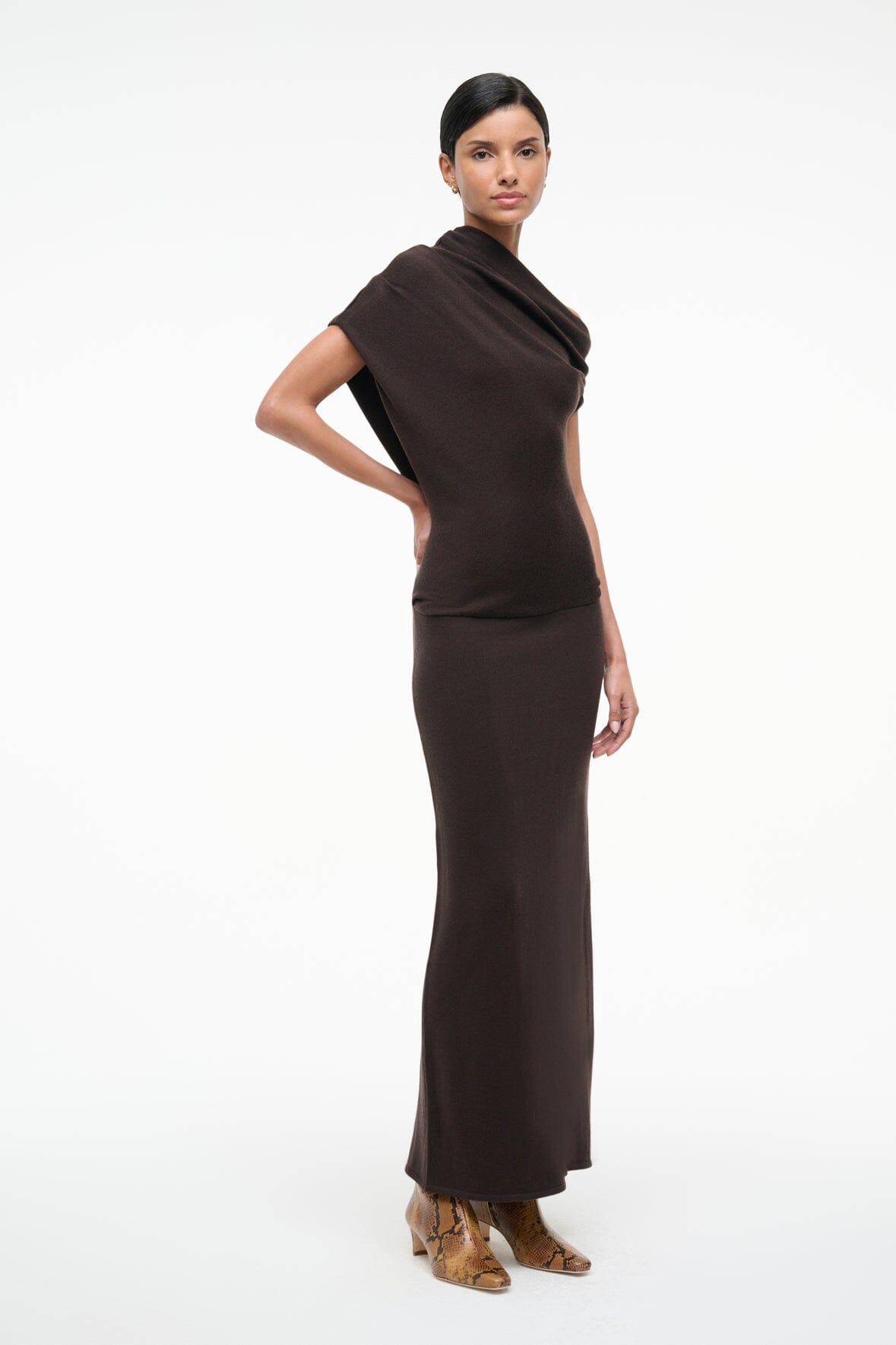 MABEL DRESS EARTH - STAUD outlet