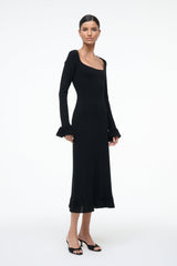 SHELLEY DRESS BLACK - STAUD sale