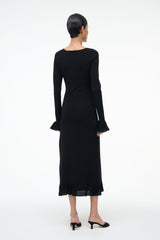 SHELLEY DRESS BLACK - STAUD sale