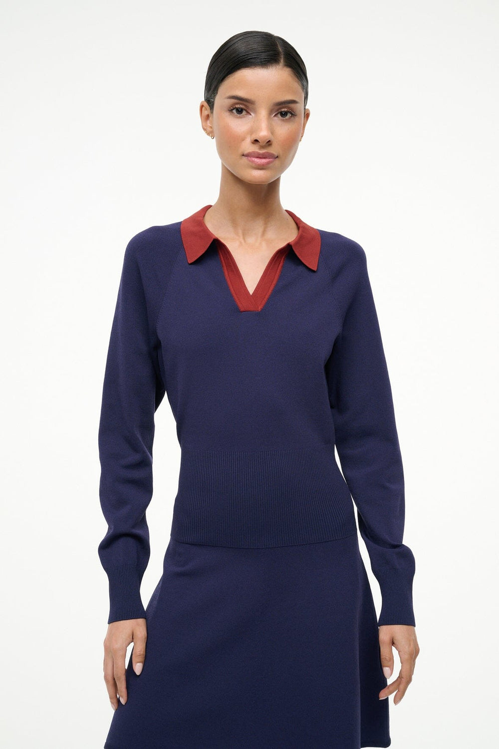 GENE DRESS NAVY SANGRIA - STAUD online