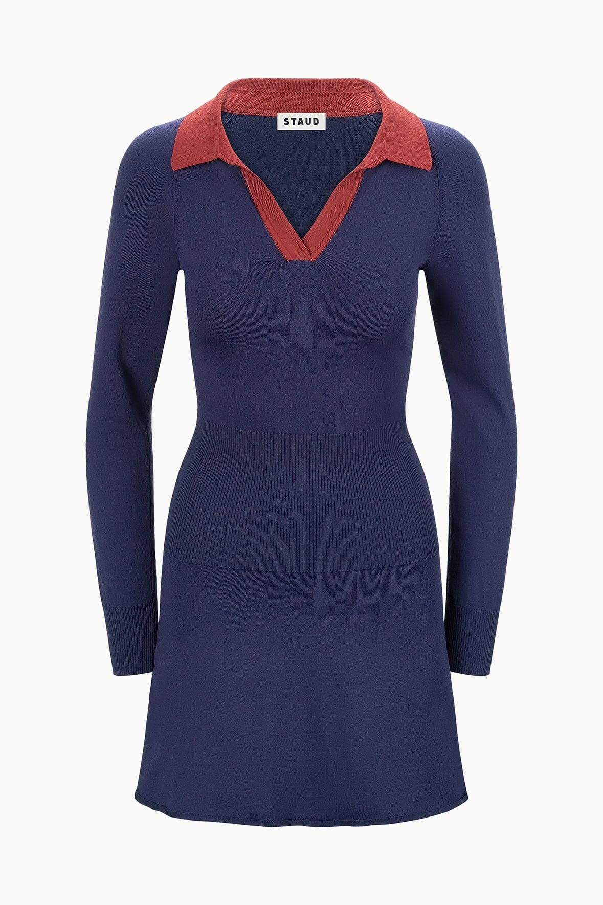 GENE DRESS NAVY SANGRIA - STAUD online