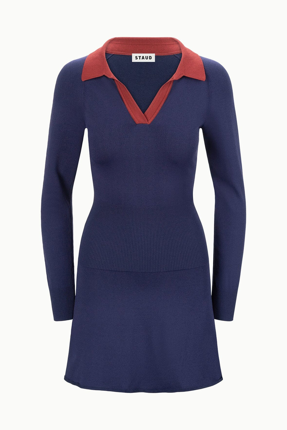 GENE DRESS NAVY SANGRIA - STAUD online