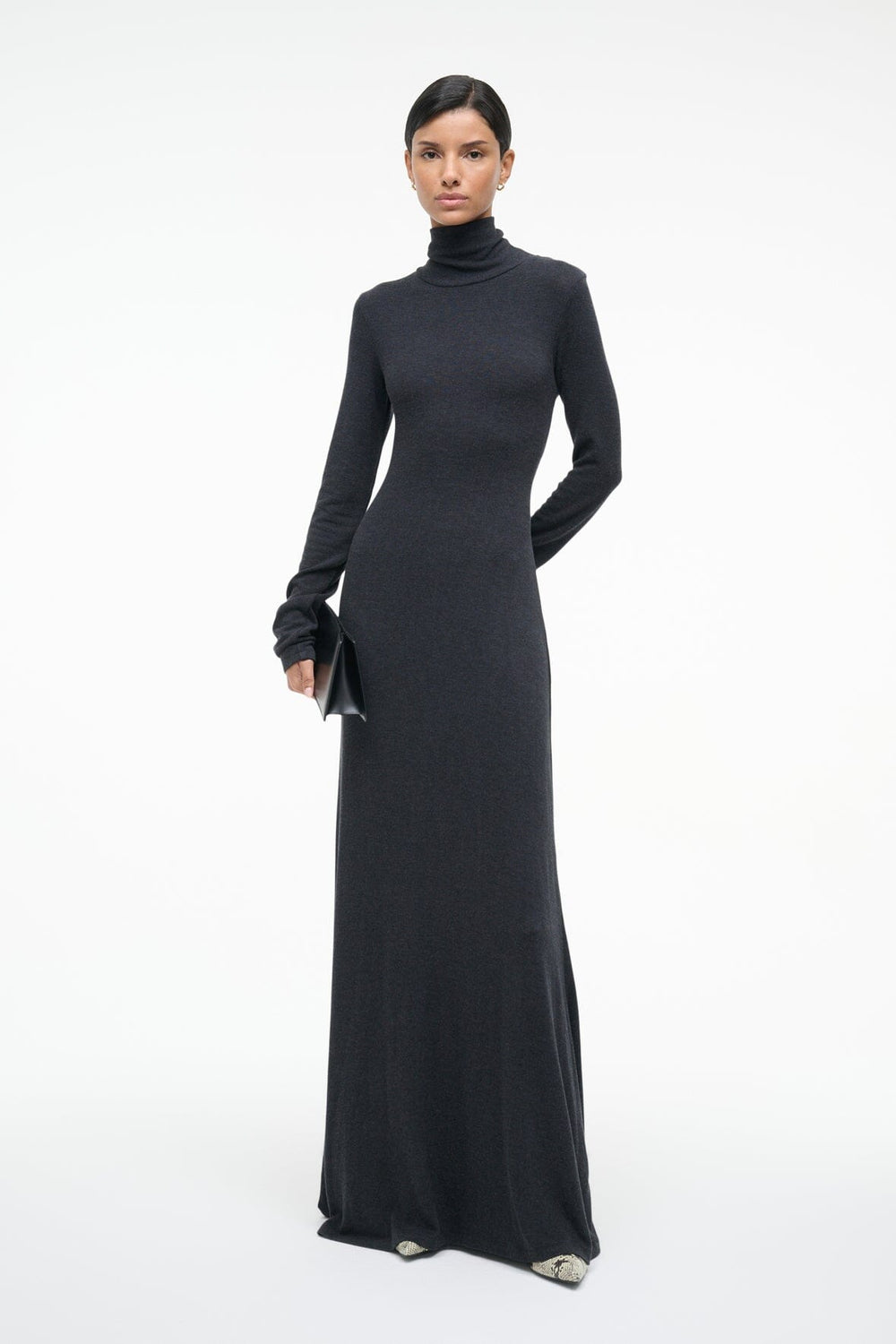 VANYA DRESS CHARCOAL - STAUD outlet