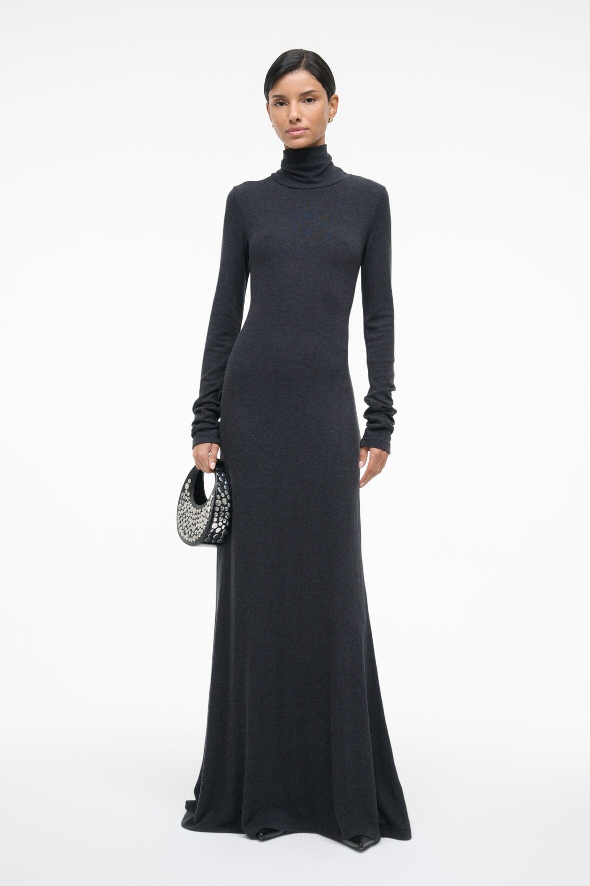 VANYA DRESS CHARCOAL - STAUD outlet