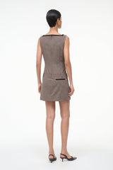 SKYLA DRESS HOUNDSTOOTH - STAUD near me