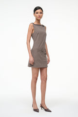 SKYLA DRESS HOUNDSTOOTH - STAUD near me