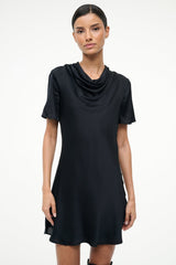 IRIS SILK DRESS BLACK - STAUD near me