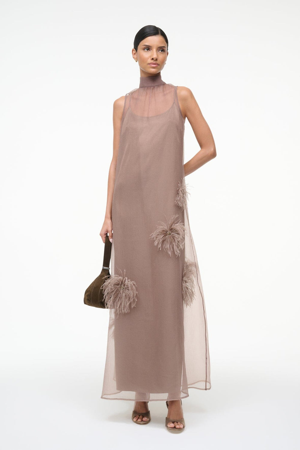 ALBEE DRESS TRUFFLE - STAUD for sale