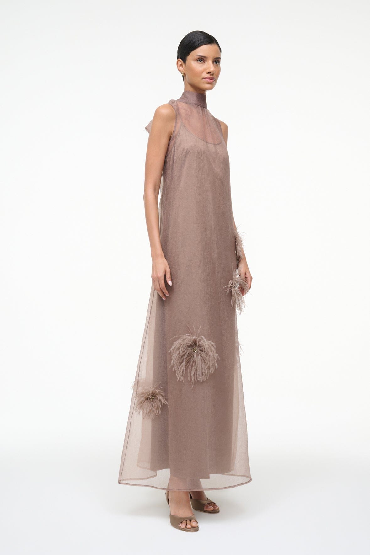 ALBEE DRESS TRUFFLE - STAUD for sale
