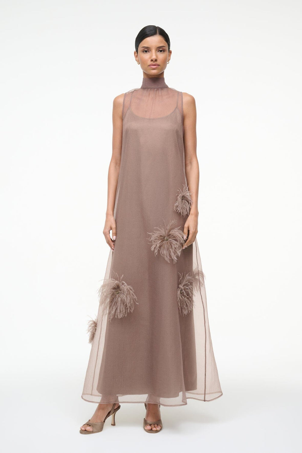ALBEE DRESS TRUFFLE - STAUD for sale