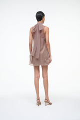 ALBEE MINI DRESS TRUFFLE - STAUD sale