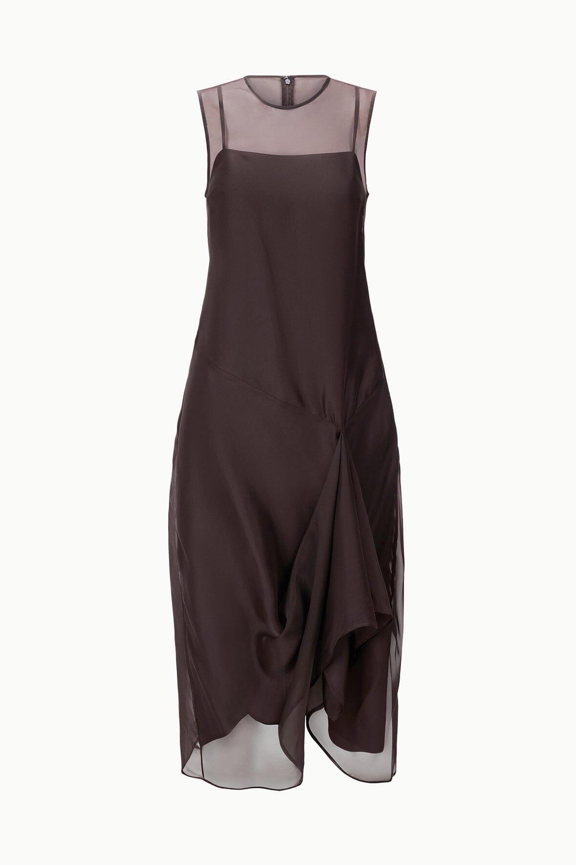VIOLA DRESS EARTH - STAUD sale