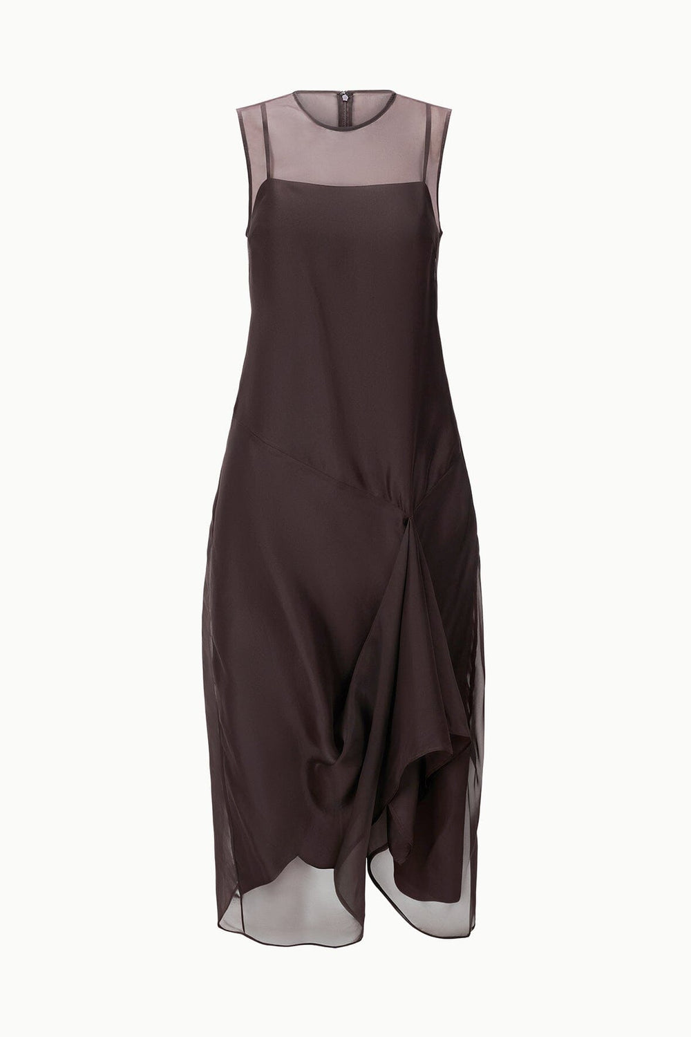 VIOLA DRESS EARTH - STAUD sale