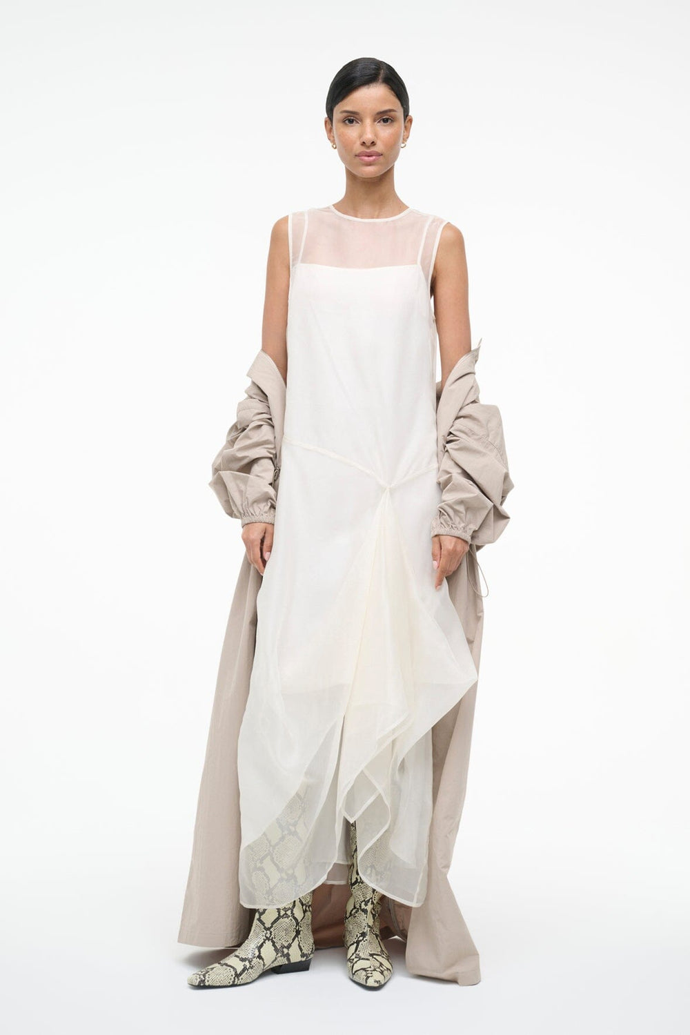 VIOLA DRESS IVORY - STAUD near me