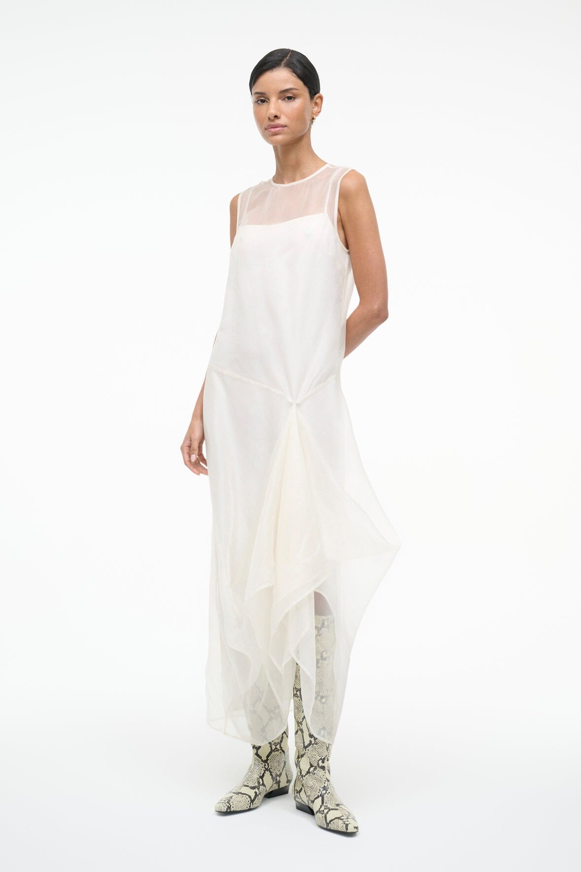 VIOLA DRESS IVORY - STAUD near me