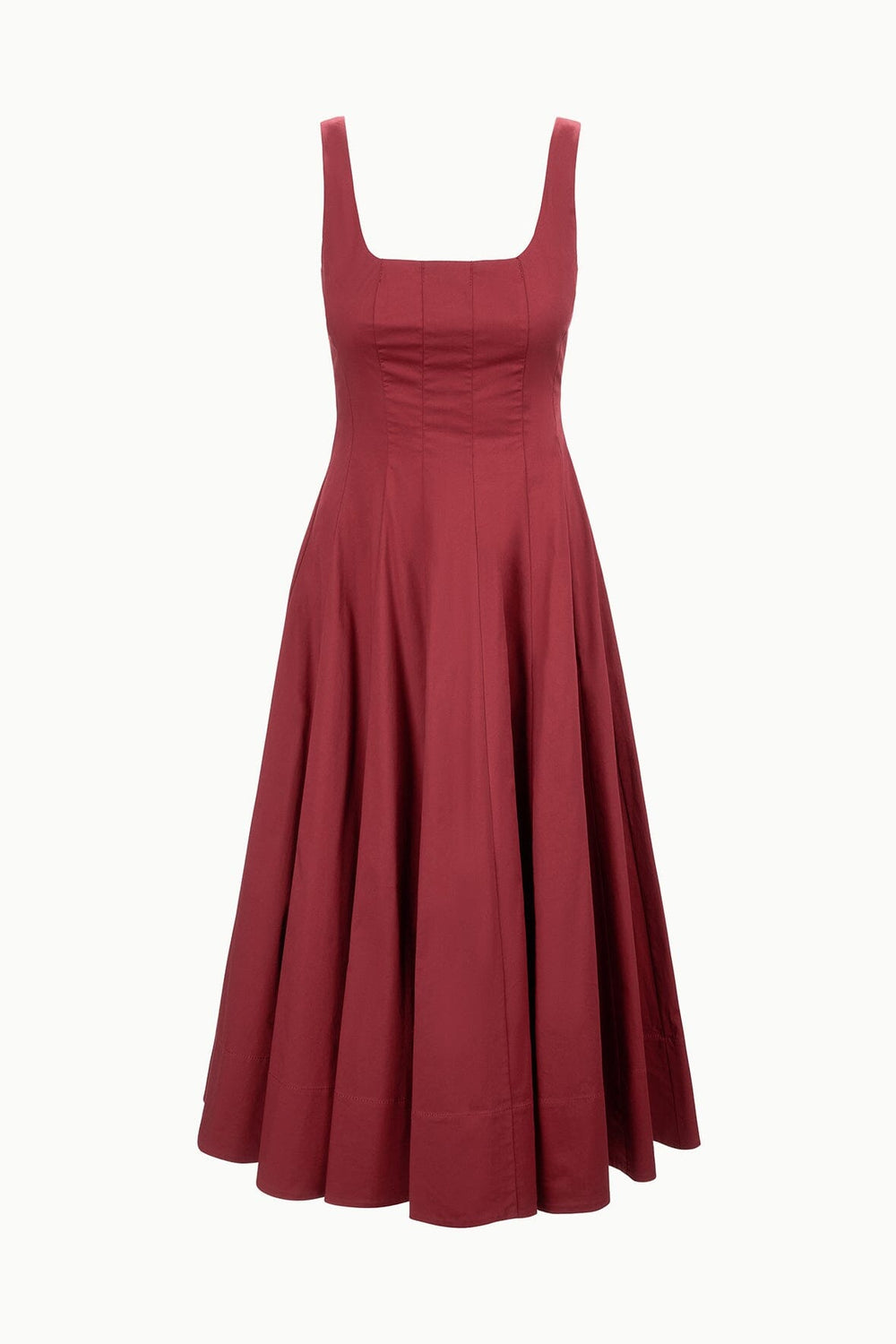 WELLS DRESS SANGRIA - STAUD sale